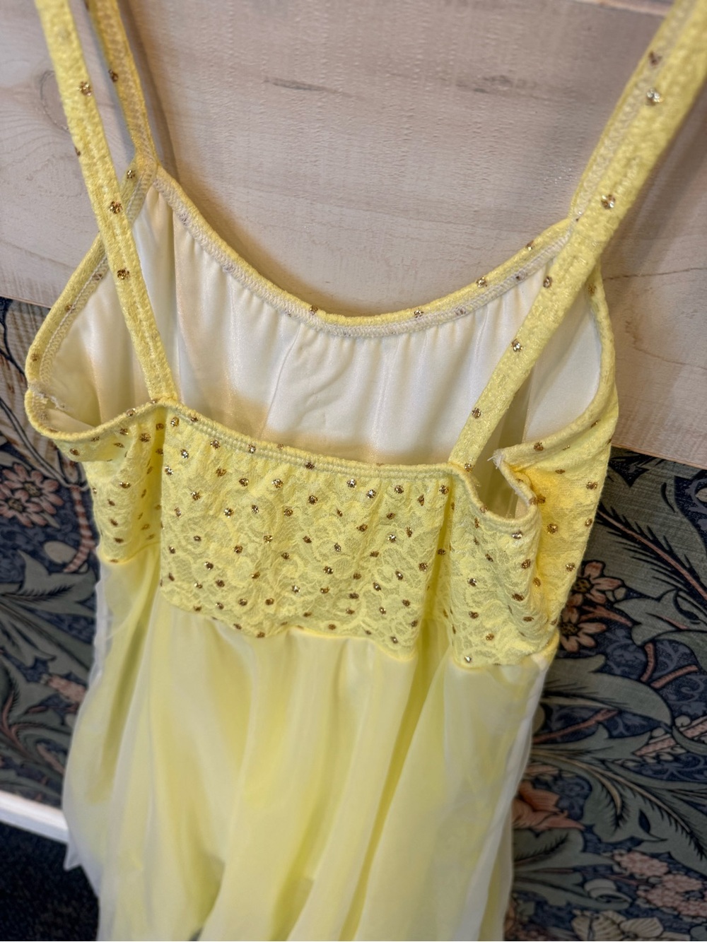 Leo’s Dancewear costume yellow chiffon ballet lyrical - Picture 6 of 9